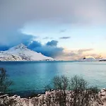 Midnight-sun And Northern-lights House By Ocean * Vestvagoy