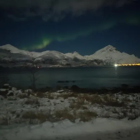 Midnight-sun And Northern-lights House By Ocean Vitting